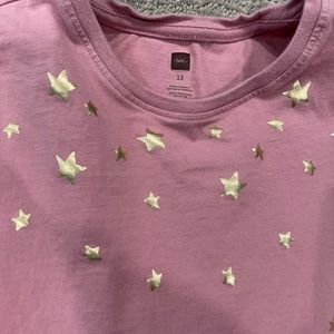 Tea Collection Metallic Star Tunic Top